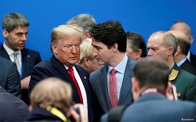 Quan hệ giữa ông Trump và Thủ tướng Canada dường như khá căng thẳng.