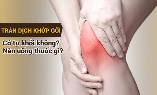 Chuyên gia giải đáp: Tràn dịch khớp gối có tự khỏi không? Nên uống thuốc gì? - 1
