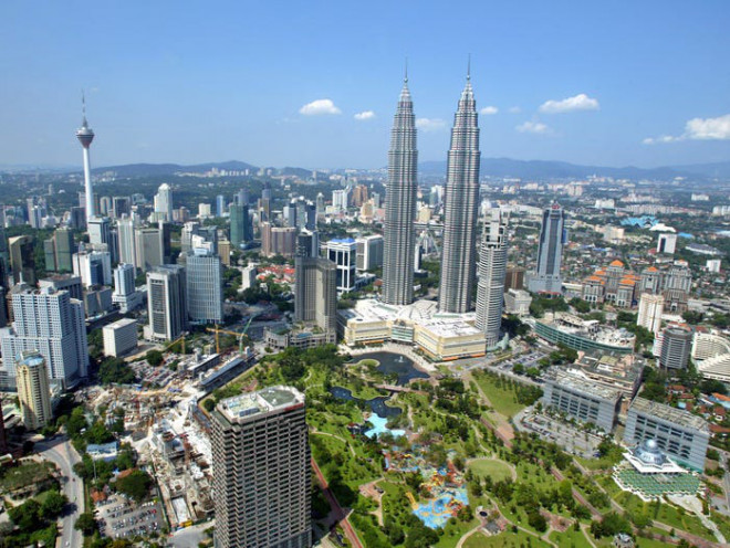 Thủ đô Kuala Lumpur của Malaysia đứng vị trí thứ hai. Ảnh: Reuters