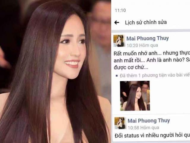 Đời sống Showbiz - Mai Phương Thúy "lỡ miệng" thổ lộ tình cảm với "bạn trai giấu mặt" và cái kết