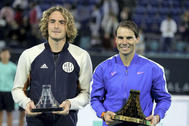 Nadal khuất phục Tsitsipas sau 3 set để đăng quang Mubadala Tennis Championship tại Abu Dhabi cuối năm nay