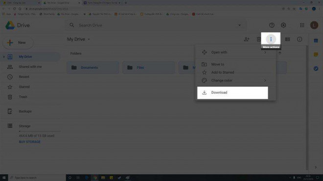 Hướng dẫn tải nhanh dữ liệu Google Drive toàn bộ về máy - 3