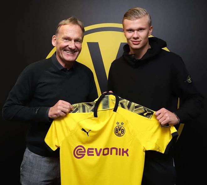 Dortmund công bố bản hợp đồng Haaland