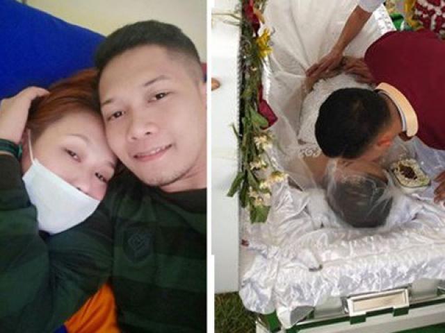 Bạn trẻ - Cuộc sống - Mất con xong lại nghe tin dữ, chàng trai đau lòng tổ chức lễ cưới kèm lễ tang vợ