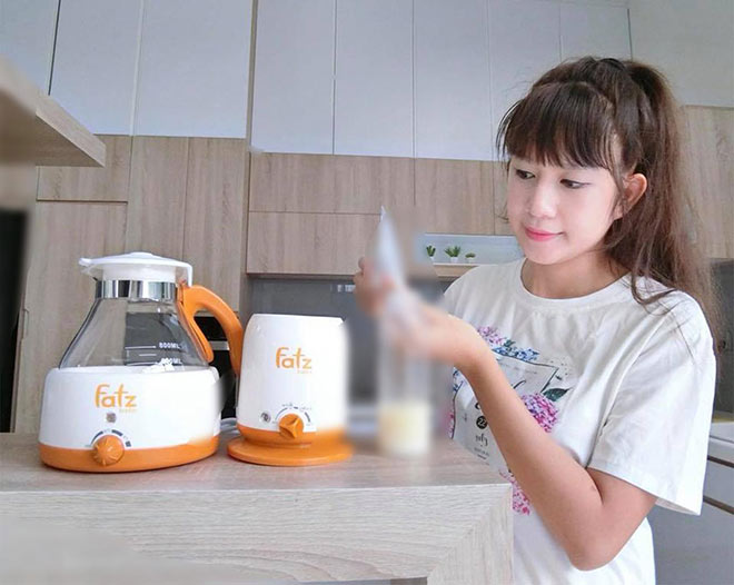 Các sản phẩm Fatz Baby đã trở thành bạn đồng hành quen thuộc của Minh Hà ngay từ lúc sinh bé đầu lòng