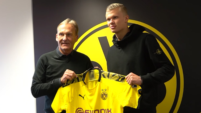 Dortmund nhanh chóng và quyết đoán chiêu mộ Erling Haaland