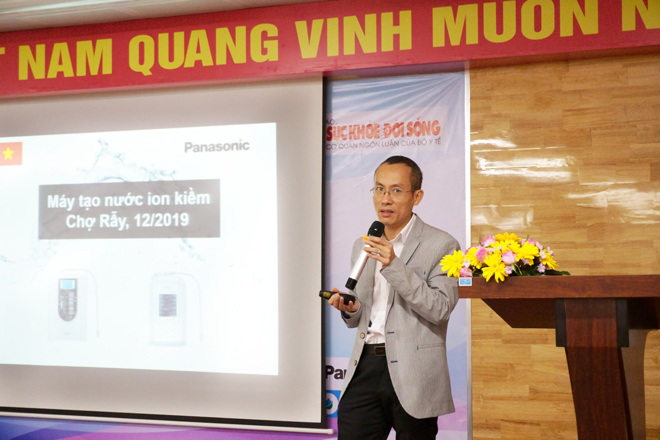 Ông Mai Thế Trung chia sẻ về nước uống chức năng từ Nhật Bản