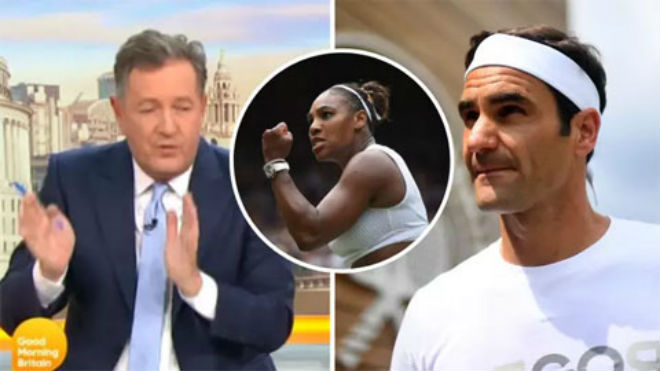 Nhà báo&nbsp;Piers Morgan cược 1 tỷ bảng Federer sẽ hạ Serena 100/100 trận, thắng 6-0 trong cả 2 set