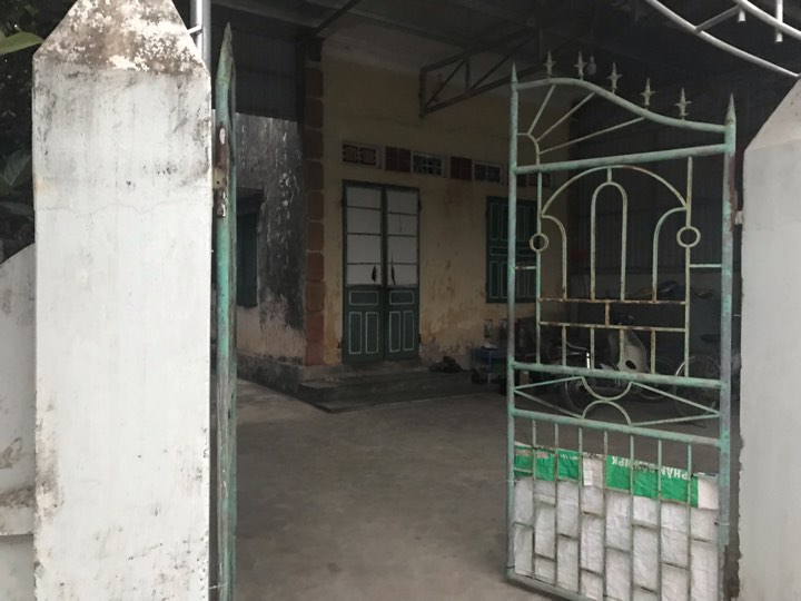 Ngôi nhà nơi gia đình Trang đang sinh sống.