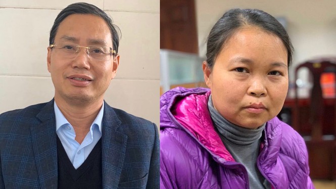 Ông Nguyễn Văn Tứ và bà Phạm Thị Thu Hường.