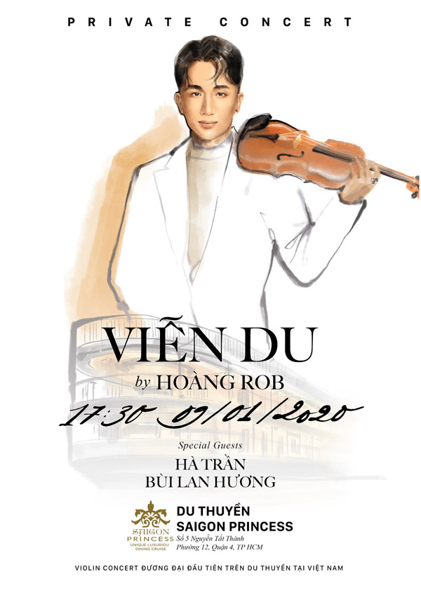 Hoàng Rob “chơi lớn" với Live Violin Concert Đương đại đầu tiên trên du thuyền tại Việt Nam - 1