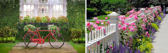 Chủ nhân ngôi nhà vườn có thể tận dụng vật cũ để trang trí thêm cho khoảng sân thêm sinh động.