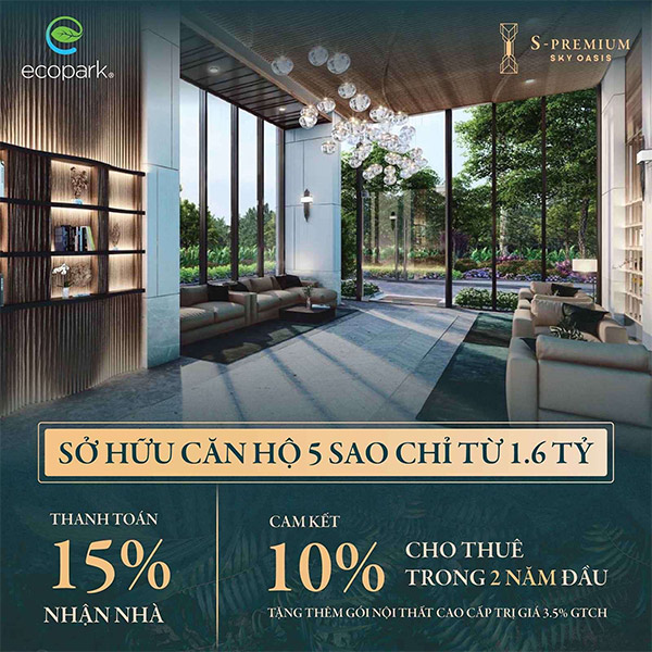 Sức hút của tòa tháp căn hộ 5 sao S- Premium tại Ecopark - 2