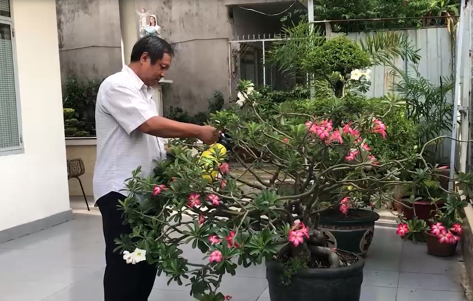 Ngủ ngon nên cuộc sống và kinh tế của chú Tâm được cải thiện (Ảnh NVCC)