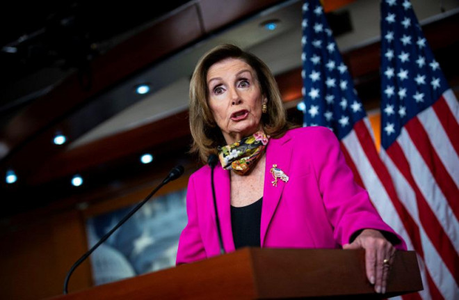 Chủ tịch Hạ viện Nancy Pelosi. Ảnh: Reuters