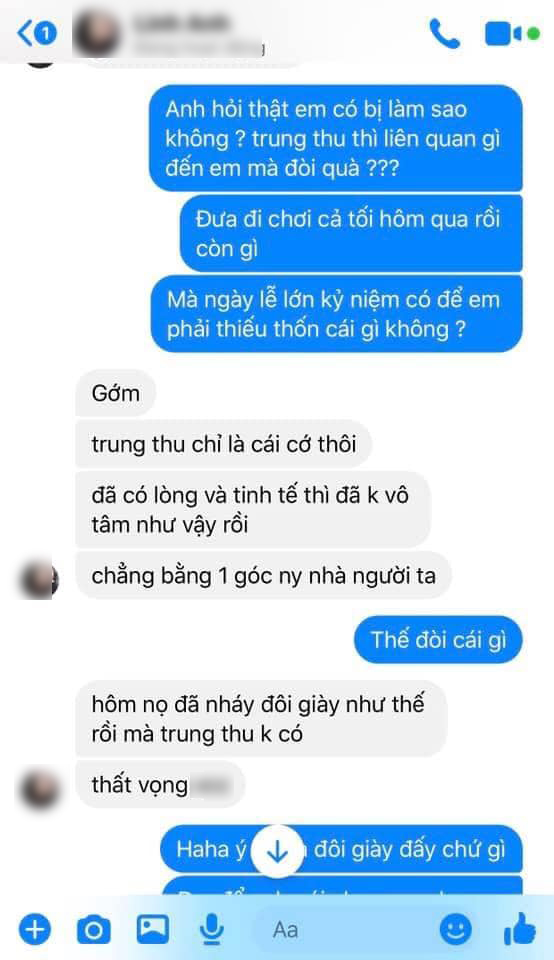 Cô gái Hà Nội miệt thị bạn trai vì không được quà Trung thu gây bão mạng - 3