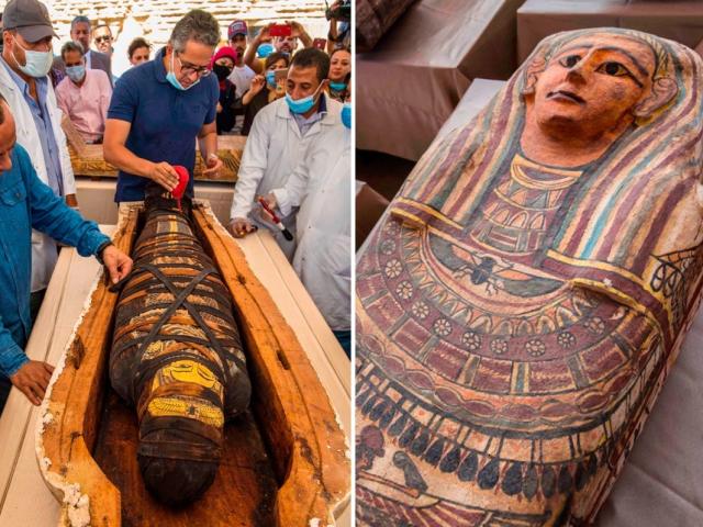 Mở nắp quan tài Ai Cập 2.500 năm tuổi: Bất ngờ với hơn 50 xác ướp không não 