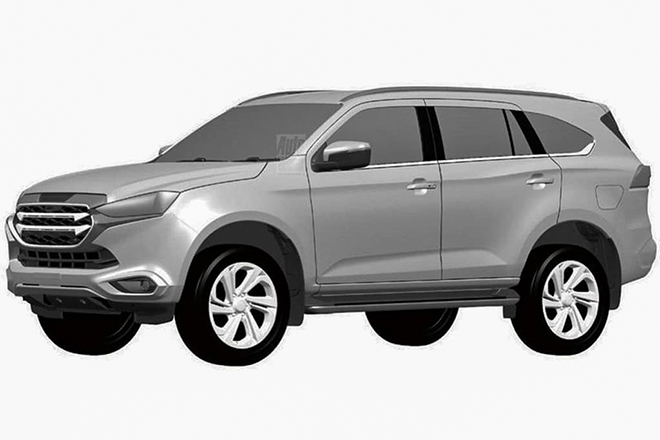 Xe SUV Isuzu mu-X thế hệ mới lộ ảnh thiết kế cực ngầu - Tin tức các ...