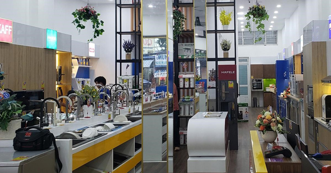 Bếp Xanh trưng bày đa dạng các loại sản phẩm khác nhau