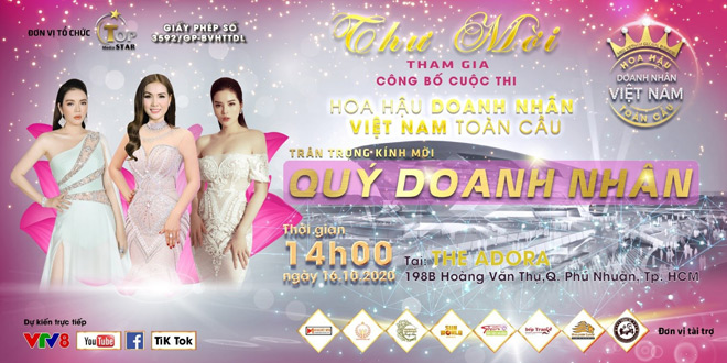 Hãng truyền thông Topstar ra mắt Hoa hậu doanh nhân Việt Nam Toàn cầu 2020 - 1