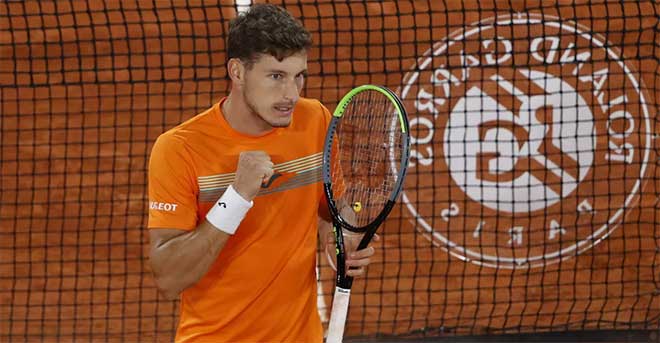 Pablo Carreno-Busta sẽ gặp lại Novak Djokovic ở tứ kết Roland Garros