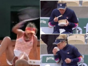 Thể thao - Tay vợt đang đấu bỏ cơm ra ăn, người đẹp ngược dòng ngoạn mục ở Roland Garros