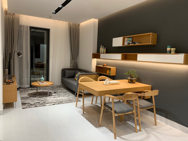 Thiết kế ấn tượng của căn hộ 3 phòng ngủ tại Phuc Dat Tower