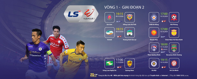 Lịch thi đấu giải bóng đá vô địch quốc gia V-League 2020 mới nhất: Hà Nội đấu TP HCM - 1