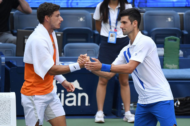 Carreno Busta từng may mắn giành vé vào tứ kết US Open 2020 do Djokovic bị xử thua ở vòng 4