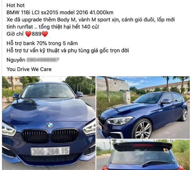 Xế sang BMW 118i đời 2015 rao bán bằng giá xe Civic mới - 2