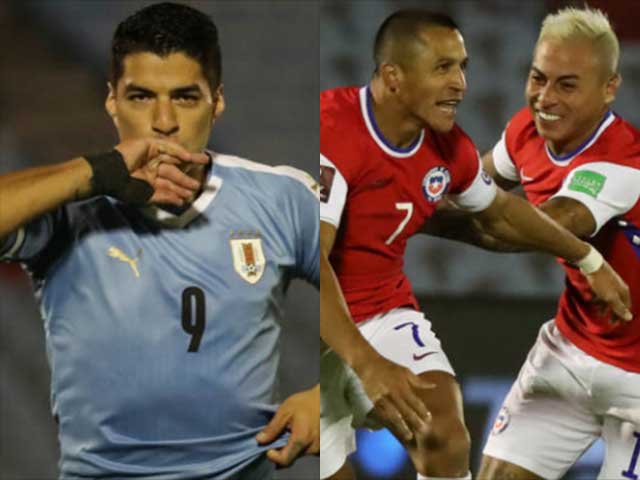 Video highlight trận Uruguay - Chile: Suarez & Sanchez "đấu súng", dự bị xuất thần phút 90+3