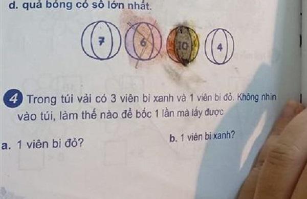 Bài toán "xác suất thống kê" lớp 1 hack não khiến bà mẹ trẻ phải cầu cứu dân mạng gấp - 1