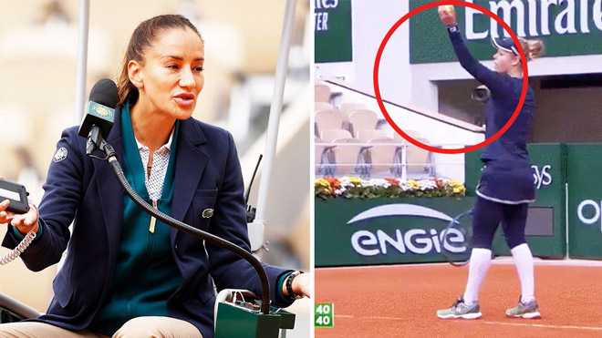 Chuyện lạ Roland Garros: HLV ngồi nhầm chỗ, tay vợt &#34;chết đứng&#34; vì trọng tài - 2