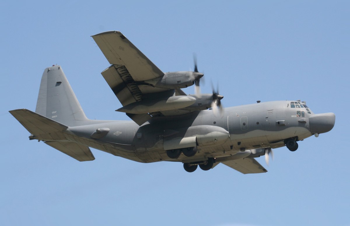 Chiếc MC-130 chuyên thực hiện các nhiệm vụ đặc biệt của không quân Mỹ.