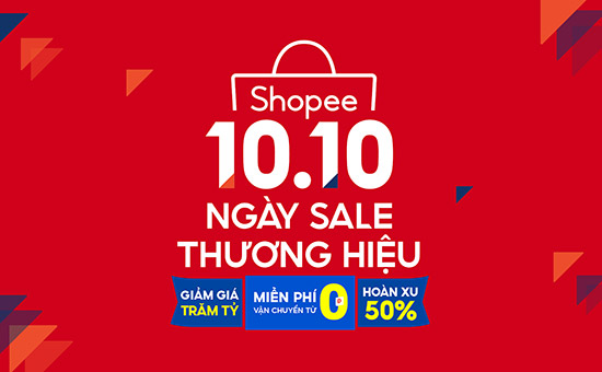 Shopee 10.10 ngày sale thương hiệu - 10 điều không thể bỏ lỡ - 1