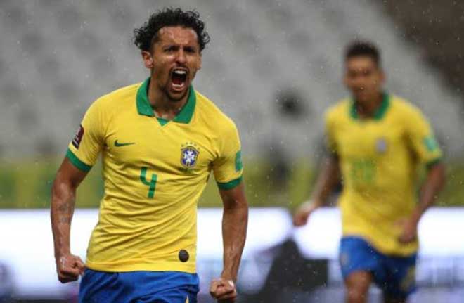 Marquinhos giúp Brazil vượt lên dẫn bàn sau hơn 15 phút đấu với đội hình dày đặc của Bolivia