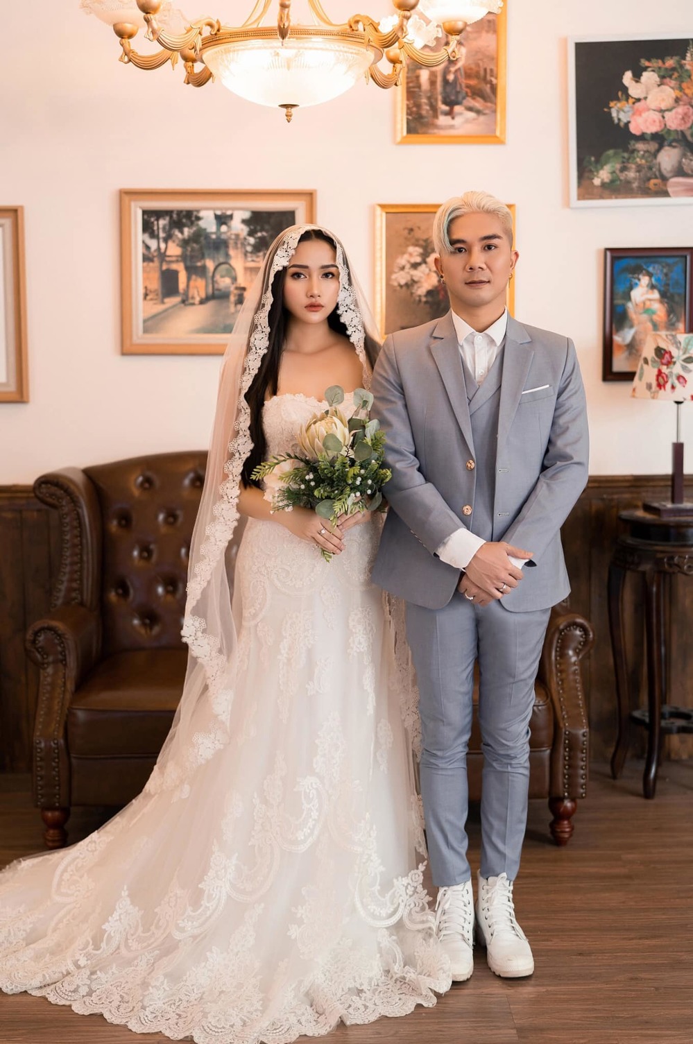 Khánh Đơn tái hôn, cô dâu kém 8 tuổi gợi cảm hết nấc - 10