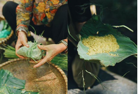 Cốm là một trong những thức quà riêng có của mùa thu Hà Nội.