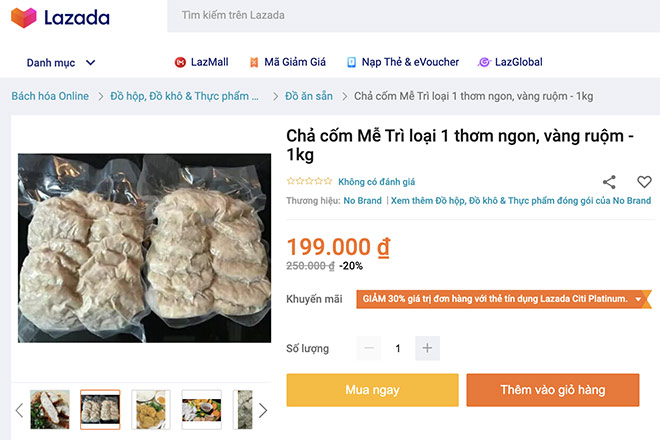 Chả cốm nếu được hút chân không thì có thể bảo quản được lâu và dễ dàng vận chuyển đi khắp nơi.