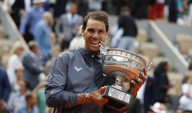 Nadal đã 12 lần vô địch đơn nam Roland Garros