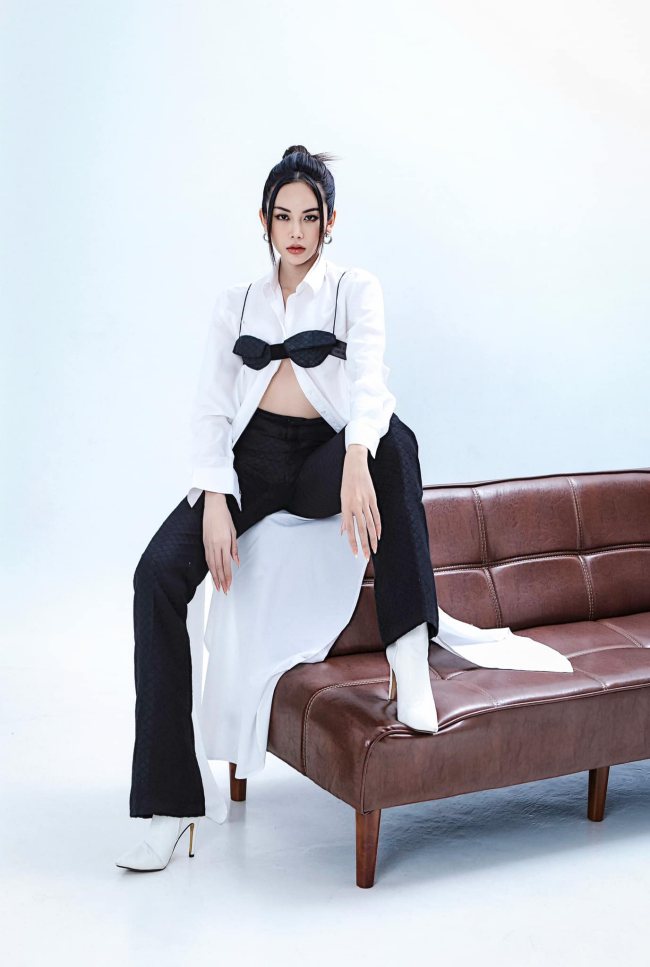 Lương Mỹ Kỳ là thí sinh đầu tiên lộ diện tại cuộc thi Hoa hậu Chuyển giới Việt Nam 2020.
