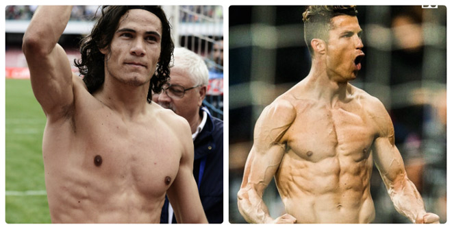 "Bom tấn" MU Cavani người đẹp như nam thần: Bí quyết nhờ học Ronaldo? - 3