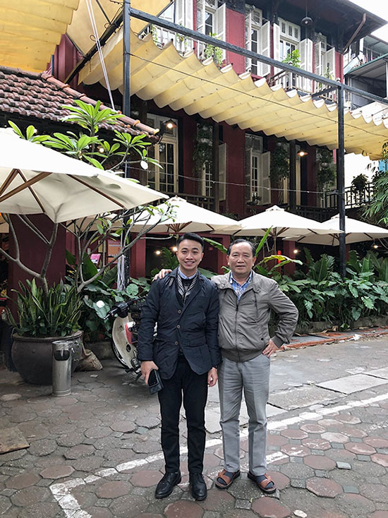 Mai Hoàng Anh và TS. Nguyễn Trọng Giao – tác giả phương pháp BBST.