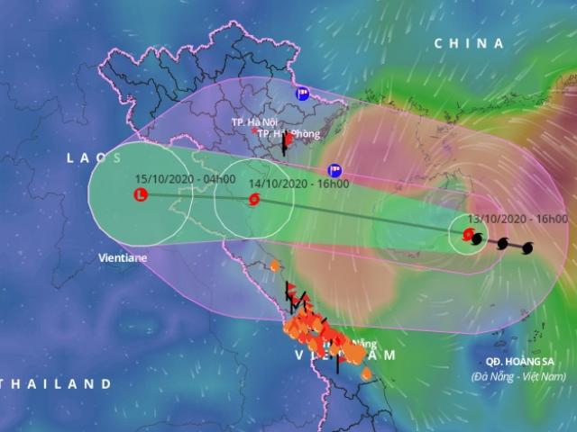 Quỹ đạo bão số 7 diễn biến khó lường do tương tác với không khí lạnh