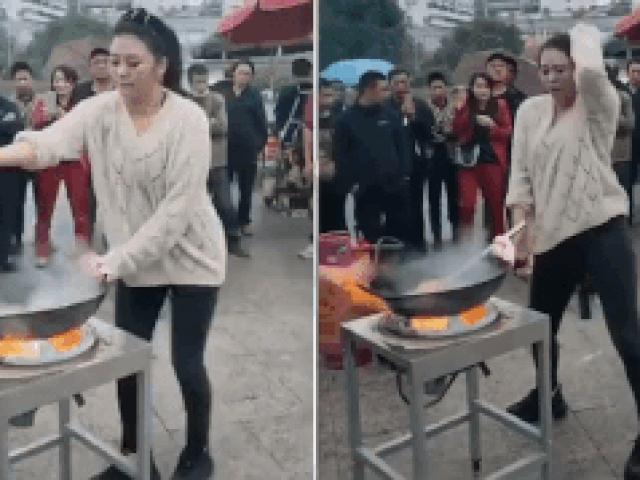 Media - Cô gái vừa nấu mì vừa nhảy như "lên đồng" hút triệu lượt xem