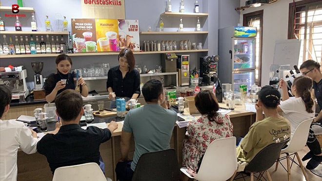 Cơ sở vật chất đầy đủ giúp hỗ trợ học pha chế hiệu quả