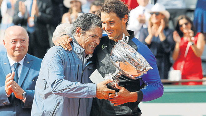 Ông Toni từng là người thầy giúp Nadal tiến tới đỉnh cao trong sự nghiệp