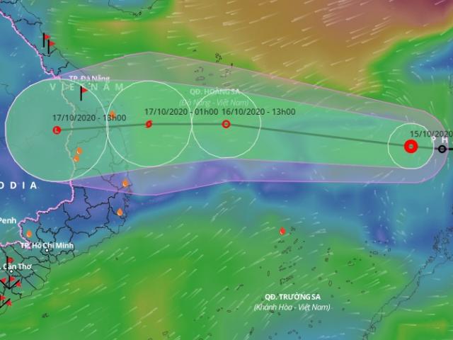 Tin tức trong ngày - Áp thấp nhiệt đới khả năng mạnh thành bão hướng vào Đà Nẵng đến Phú Yên