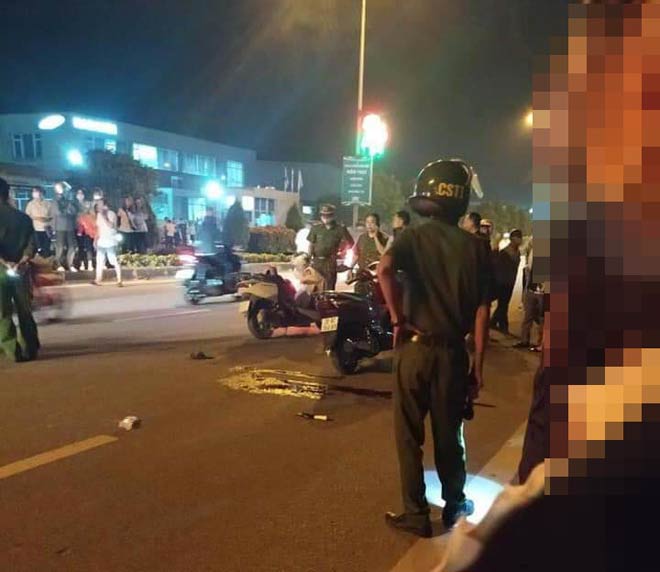 Hiện trường nơi xảy ra vụ việc.