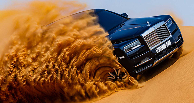 Xe "đại gia" Rolls-Royce Cullinan hơn 41 tỷ đồng off-road trên sa mạc - 11